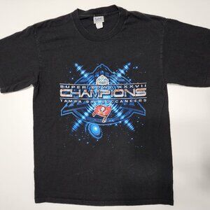 Vtg 2003 Lee Sport Mens Large Superbowl XXXVII 37 Shirt Tampa Buccaneers Raiders